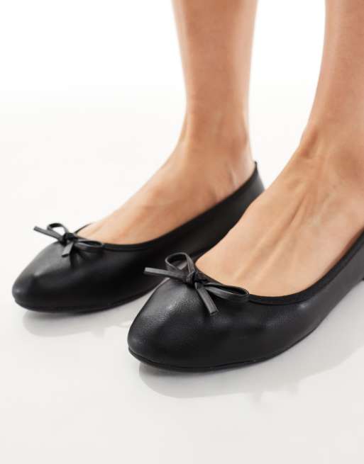 New Look faux leather ballet flat in black, 4 of 4