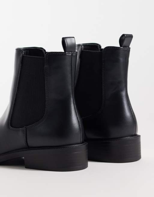 New Look faux leather Chelsea boot in black, 4 of 4