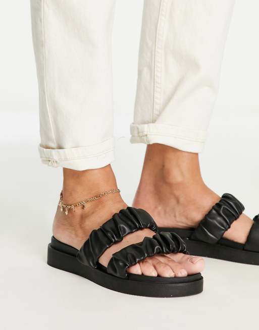 New look black sliders new arrivals