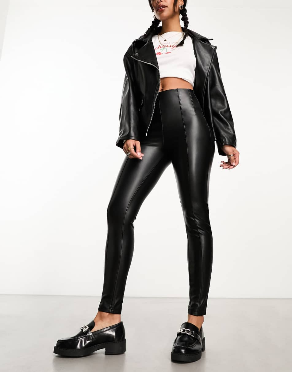 New Look Faux Leather Leggings