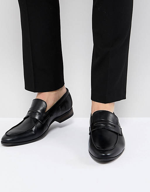New Look Faux Leather Loafers In Black | ASOS