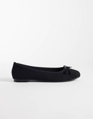  faux suede ballet flats 