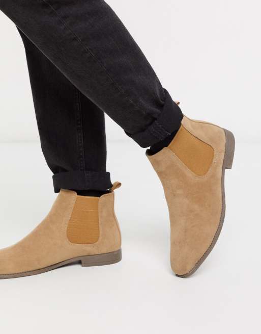 stone chelsea boots womens