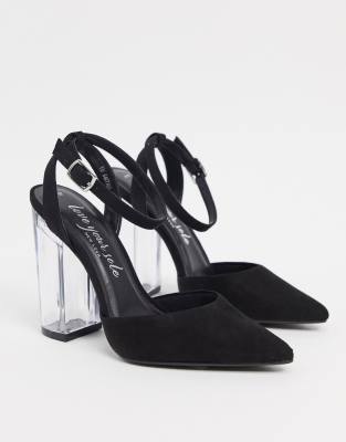 New look clear on sale shoes