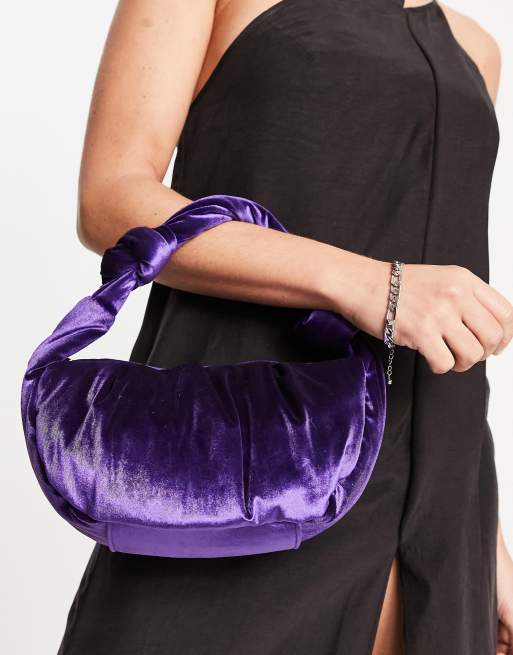 Purple Velvet Bag