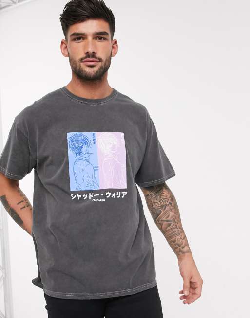 asos anime t shirt