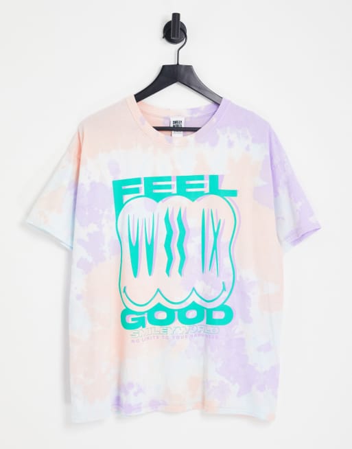 New Look - Feel good Smiley - T-shirt - Multicolore