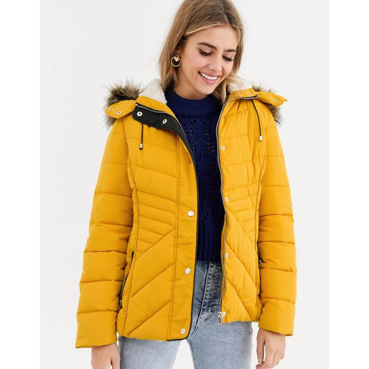 Newlook mustard outlet jacket