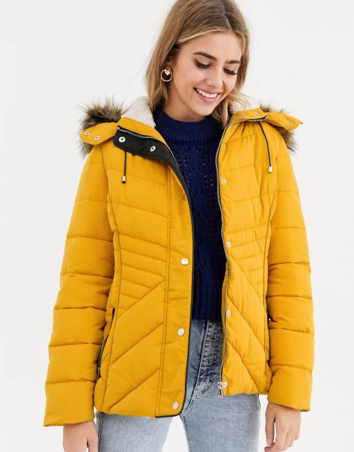 New look hotsell yellow coat