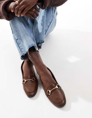 New Look - Flache Schuhe in Braun-Brown