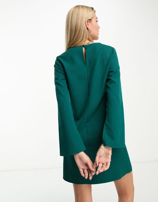 Dark green outlet mini dress