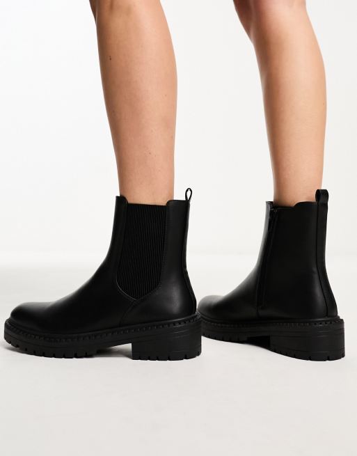 Black chelsea boots shop womens new look