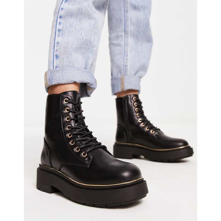 Womens black 2025 boots new look