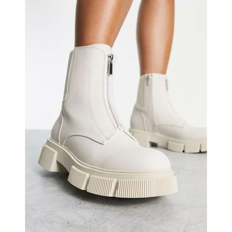 New look zip front ankle clearance boots