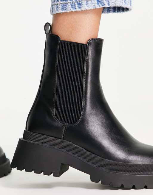 New look flat chunky cheap chelsea boot