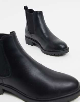 pu chelsea boots