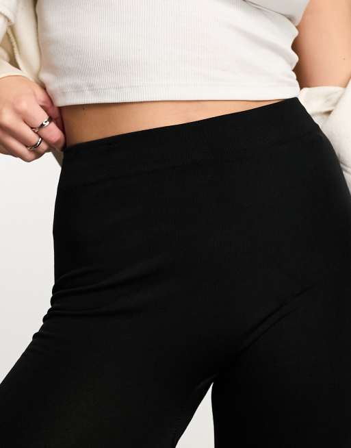 New Look fleece leggings in black