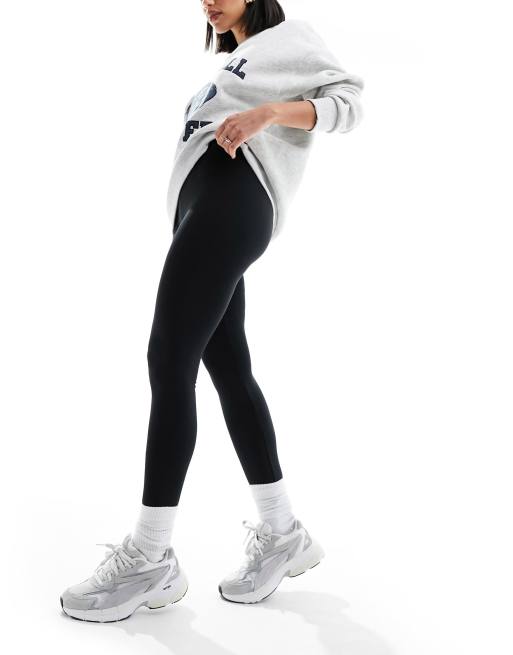 New Look fleece leggings in black