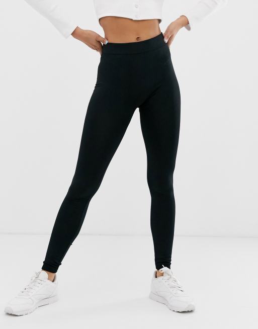 Black Fleece Lined Leggings