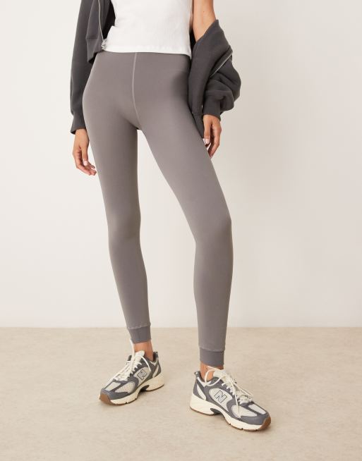 New Look fleece lined leggings in grey