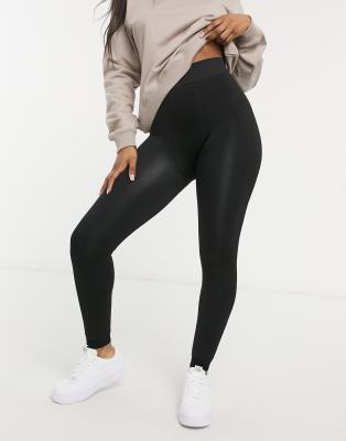 ASOS DESIGN Petite 2 pack leggings in black - BLACK