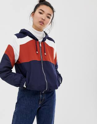 navy fleece lined jacket