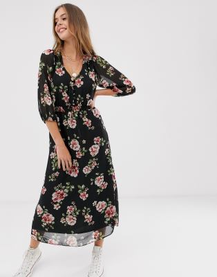 new look floral maxi dress