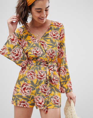 new look floral playsuit