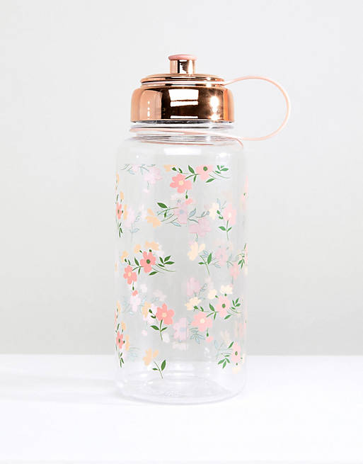 New Look Floral Print Large Water Bottle