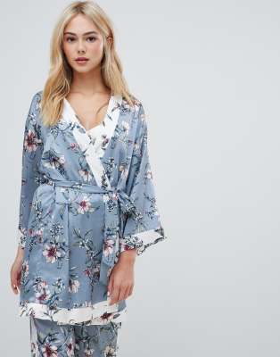 asos satin robe