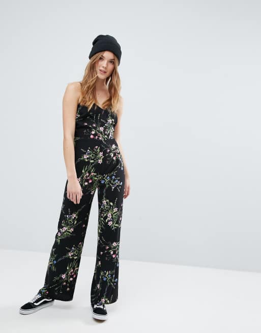 New look cheap floral jumpsuit