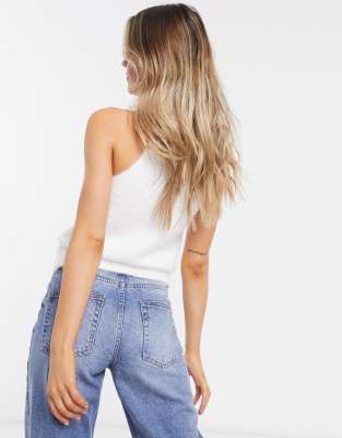 asos white vest top