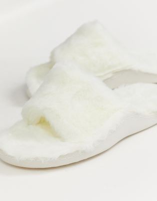 new look fluffy sliders