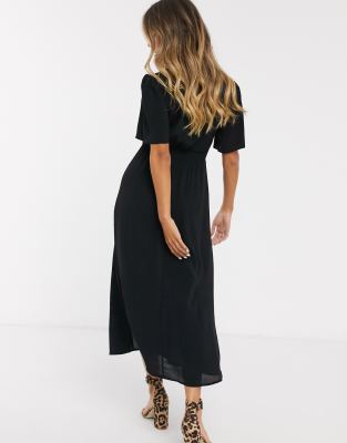 new look split detail midi dress