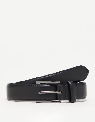 New Look formal belt in black | ASOS