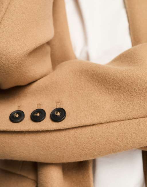 New look coat camel hotsell