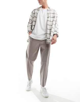 New Look formal trackies in light brown