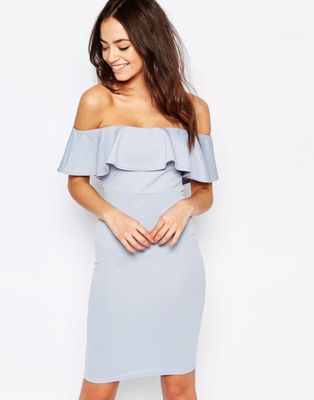 new look baby blue dress