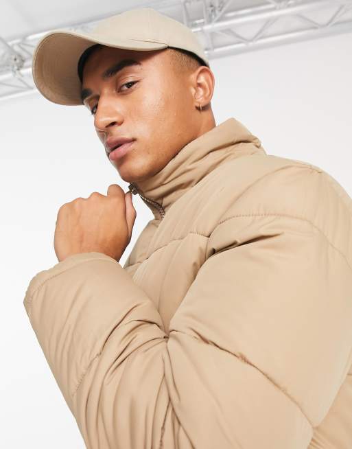 New look puffer jacket hot sale mens