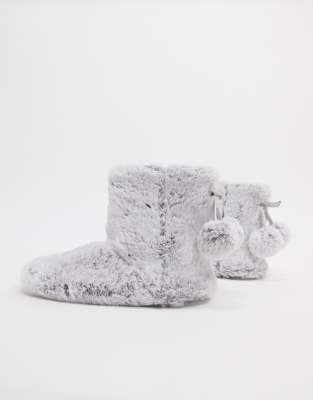 new look fur boots