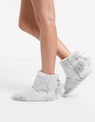new look fur boots