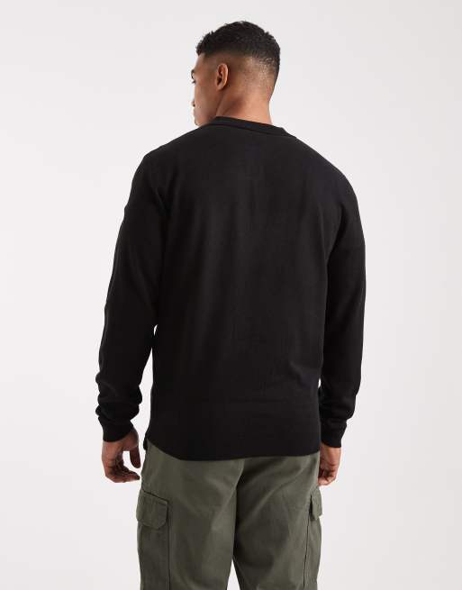 New Look - Gebreide polotop in zwart, 3 van 5