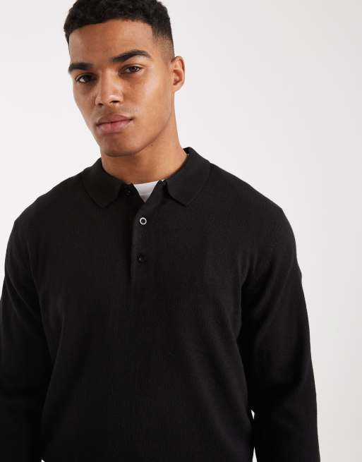 New Look - Gebreide polotop in zwart, 5 van 5