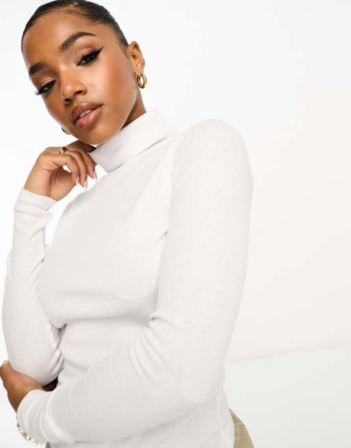 Witte top met col sale