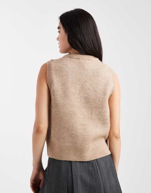 New Look - Geruite spencer in bruin, 4 van 4