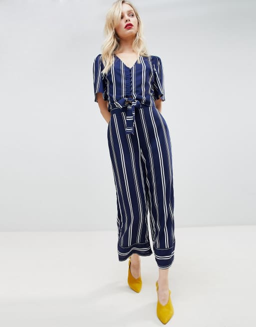 New Look - Combi-set van gestreepte broek en top met geknoopte voorkant, 3 van 3