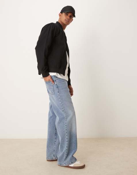 New Look - Giacca bomber in twill nera - view 1