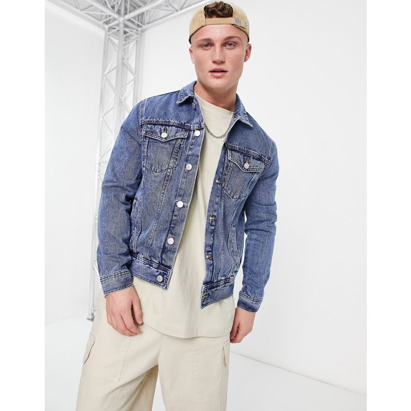 Giacche e cappotti Uomo New Look - Giacca di jeans lavaggio azzurro