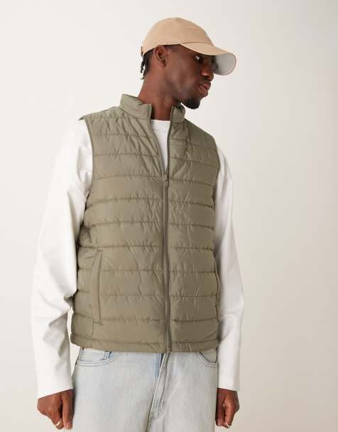 New Look - Gilet léger - Kaki foncé - view 1