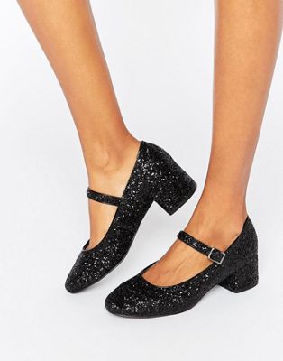 sparkly mary jane shoes